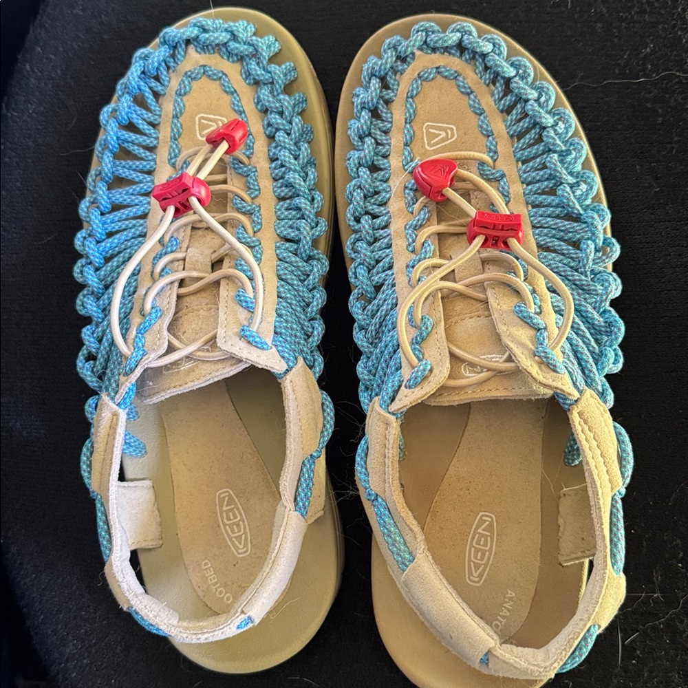 Keen Blue and Beige Women's Sandals